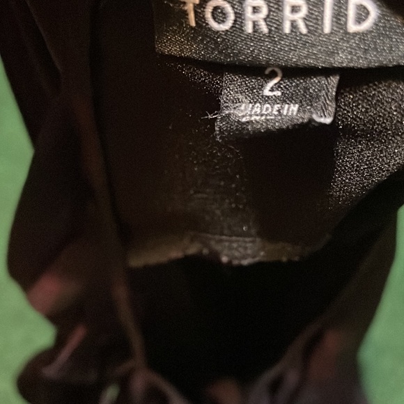 Torrid Black and Purple Midi Dress - Picture 7 of 9
